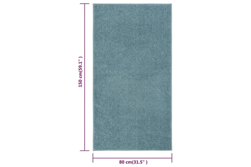 Matta 80x150 cm blå - Blå - Köksmatta - Plastmattor - Dörrmatta & hallmatta