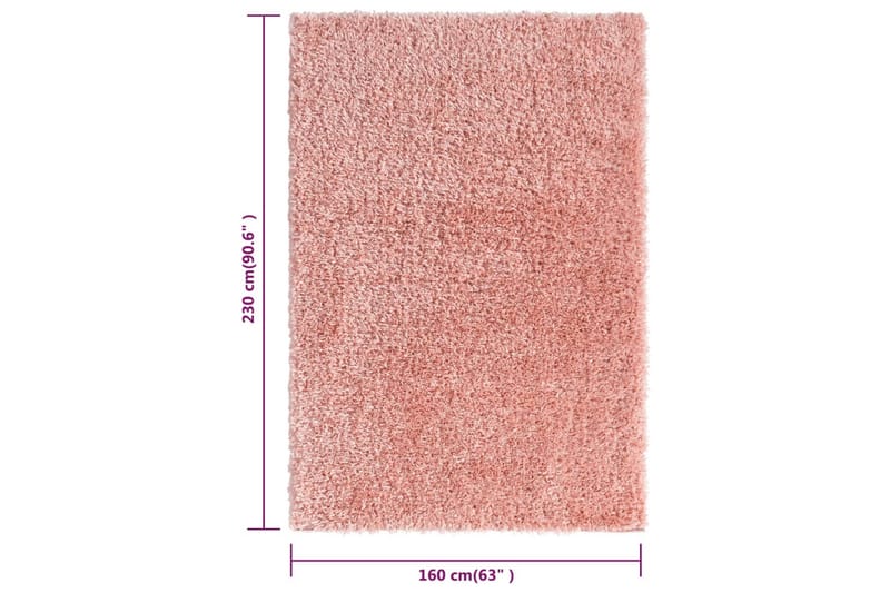 Matta rosa 160x230 cm 50 mm - Rosa - Köksmatta - Plastmattor - Dörrmatta & hallmatta