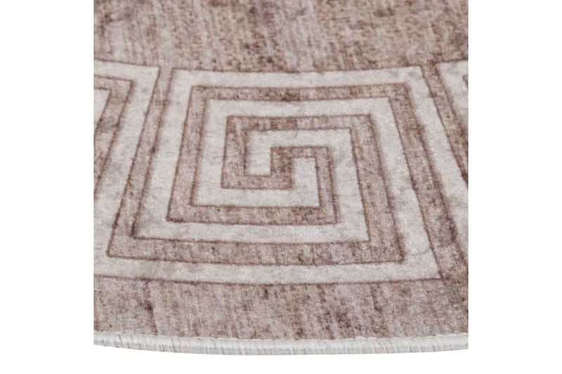 Matta tvättbar Ï†120 cm beige halkfri - Beige - Textil & mattor - Mattor - Utomhusmattor - Plastmattor