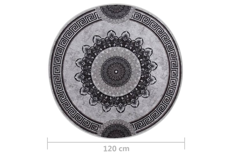 Matta tvättbar Ï†120 cm flerfärgad halkfri - Flerfärgad - Köksmatta - Plastmattor - Dörrmatta & hallmatta