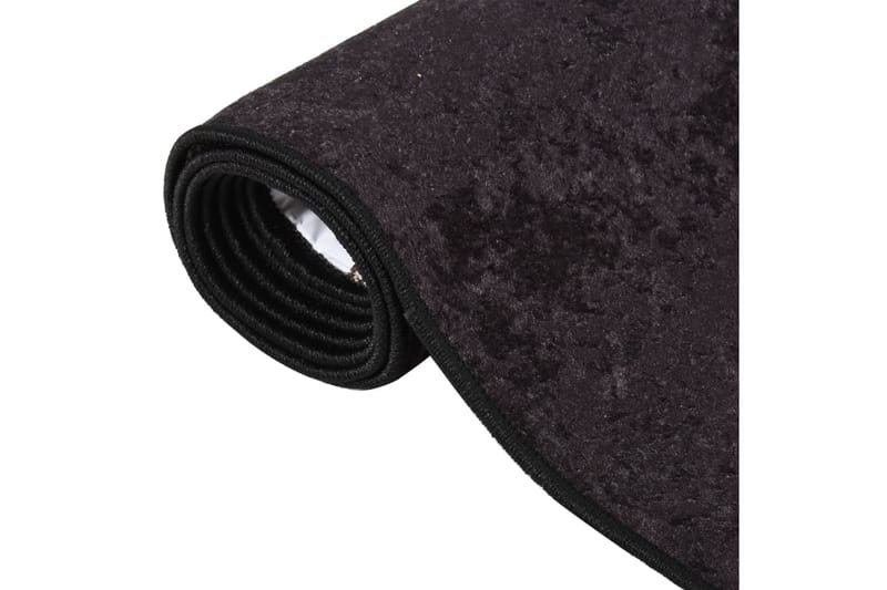 Matta tvättbar 80x150 cm antracit halkfri - Grå - Textil & mattor - Mattor - Utomhusmattor - Plastmattor