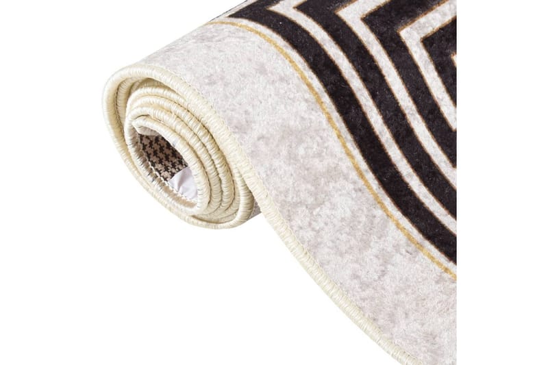 Matta tvättbar 80x150 cm ljusbeige halkfri - Beige - Textil & mattor - Mattor - Utomhusmattor - Plastmattor