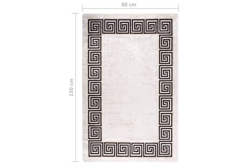 Matta tvättbar 80x150 cm ljusbeige halkfri - Beige - Textil & mattor - Mattor - Utomhusmattor - Plastmattor