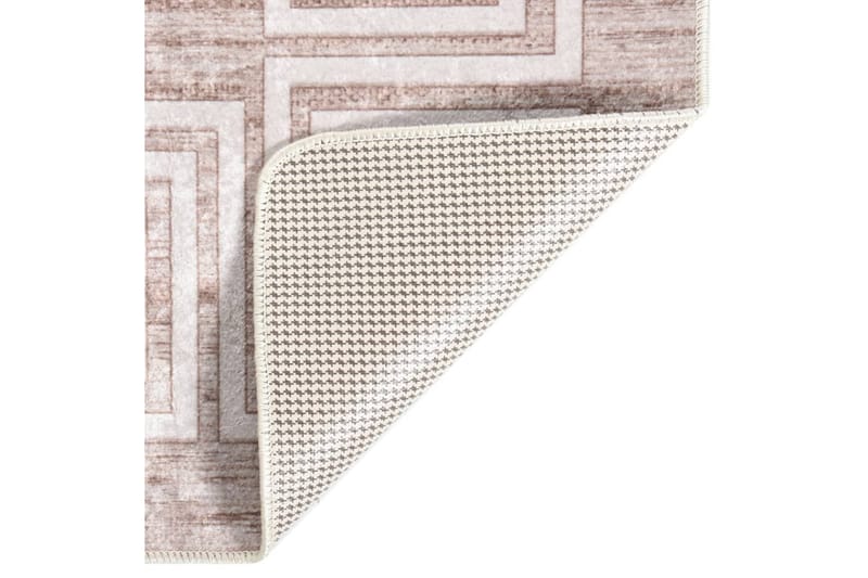 Matta tvättbar 80x300 cm beige halkfri - Beige - Textil & mattor - Mattor - Utomhusmattor - Plastmattor