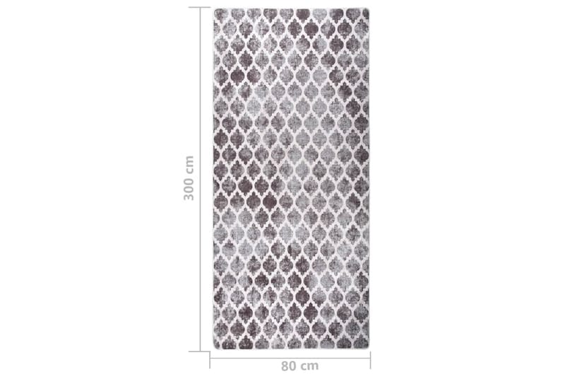 Matta tvättbar 80x300 cm flerfärgad halkfri - Flerfärgad - Textil & mattor - Mattor - Utomhusmattor - Plastmattor