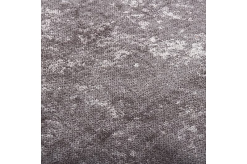 Matta tvättbar 80x300 cm grå halkfri - Grå - Plastmattor - Dörrmatta & hallmatta - K�öksmatta