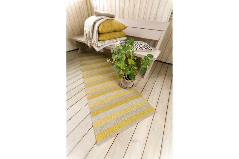 Plastic Lovi Plastmatta 70x300 cm Gul - Horredsmattan - Textil & mattor - Mattor - Utomhusmattor - Plastmattor