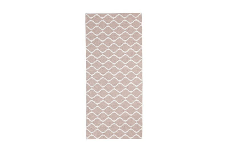 Wave Plastmatta 150x150 Vändbar PVC Rosa - Horredsmattan - Textil & mattor - Mattor - Utomhusmattor - Plastmattor