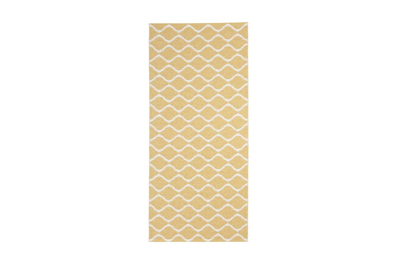 Wave Plastmatta 70x250 Vändbar PVC Gul - Horredsmattan - Textil & mattor - Mattor - Utomhusmattor - Plastmattor