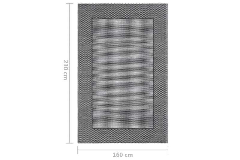 Utomhusmatta grå 160x230 cm PP - Textil & mattor - Mattor - Utomhusmattor