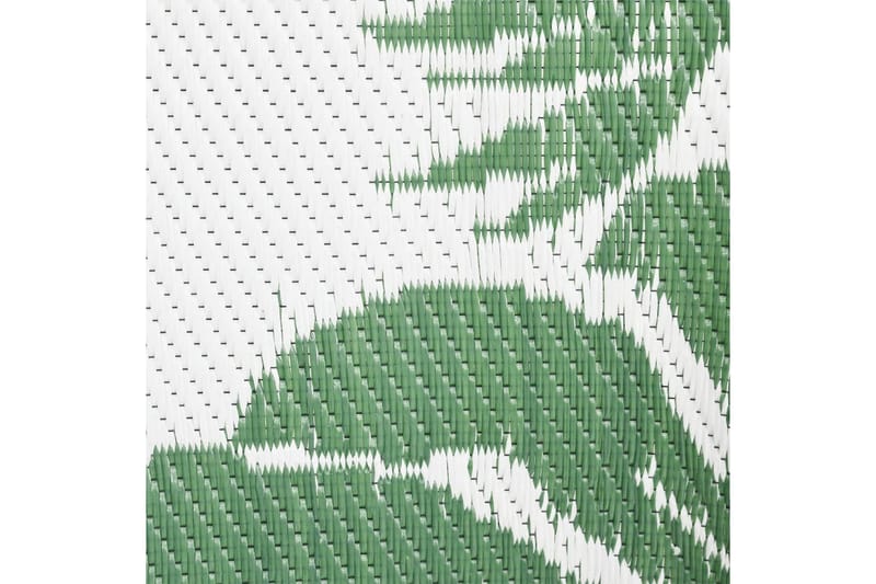 Utomhusmatta grön 190x290 cm PP - Grön - Gummerade mattor - Plastmatta balkong - Små mattor - Mönstrade mattor - Stora mattor - Balkongmatta & altanmatta - Handvävda mattor - Utomhusmattor