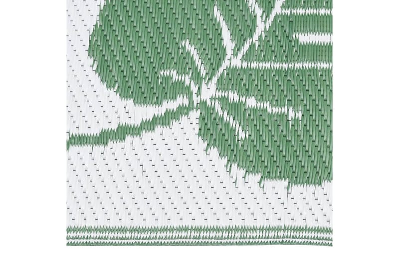 Utomhusmatta grön 190x290 cm PP - Grön - Gummerade mattor - Plastmatta balkong - Små mattor - Mönstrade mattor - Stora mattor - Balkongmatta & altanmatta - Handvävda mattor - Utomhusmattor