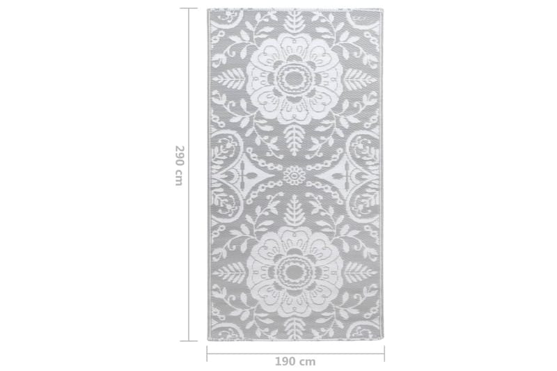 Utomhusmatta ljusgrå 190x290 cm PP - Grå - Textil & mattor - Mattor - Utomhusmattor