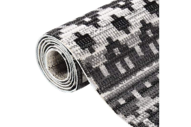 Utomhusmatta plattvävd 115x170 cm mörkgrå - Grå - Textil & mattor - Mattor - Utomhusmattor