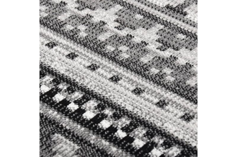 Utomhusmatta plattvävd 115x170 cm mörkgrå - Grå - Textil & mattor - Mattor - Utomhusmattor