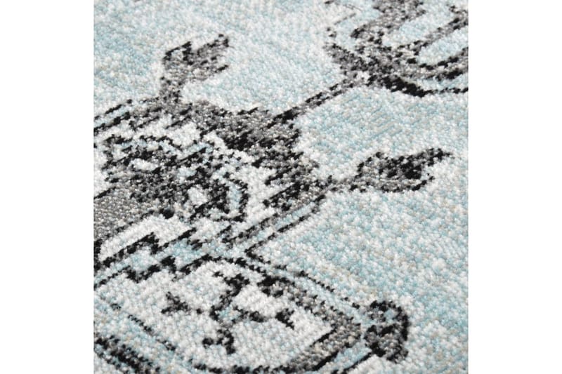 Utomhusmatta plattvävd 115x170 cm grön och grå - Grön - Textil & mattor - Mattor - Utomhusmattor