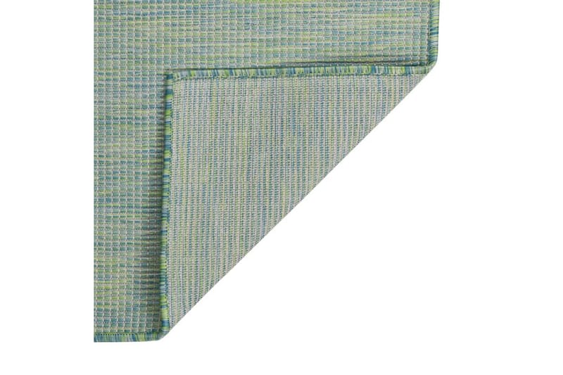 Utomhusmatta plattvävd 140x200 cm turkos - Turkos - Textil & mattor - Mattor - Utomhusmattor