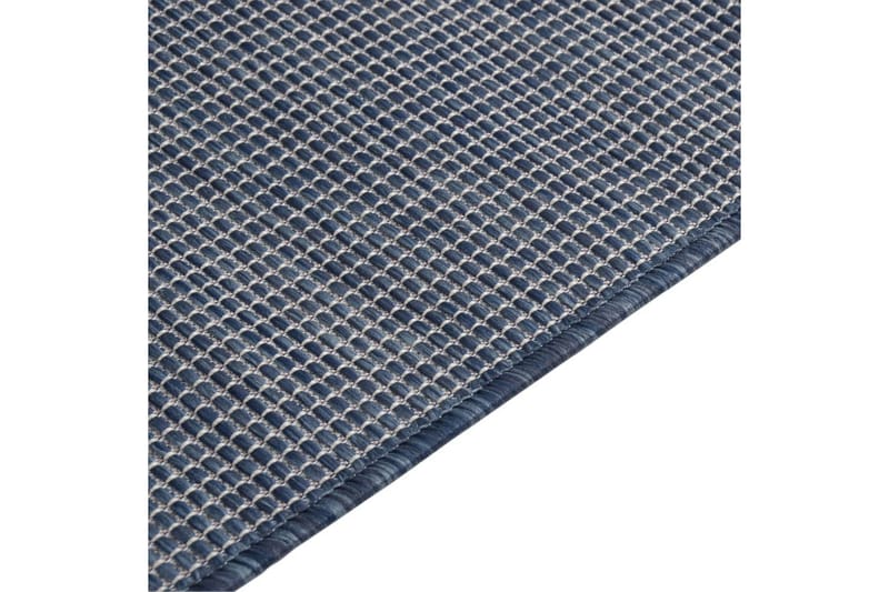 Utomhusmatta plattvävd 140x200 cm blå - Blå - Textil & mattor - Mattor - Utomhusmattor