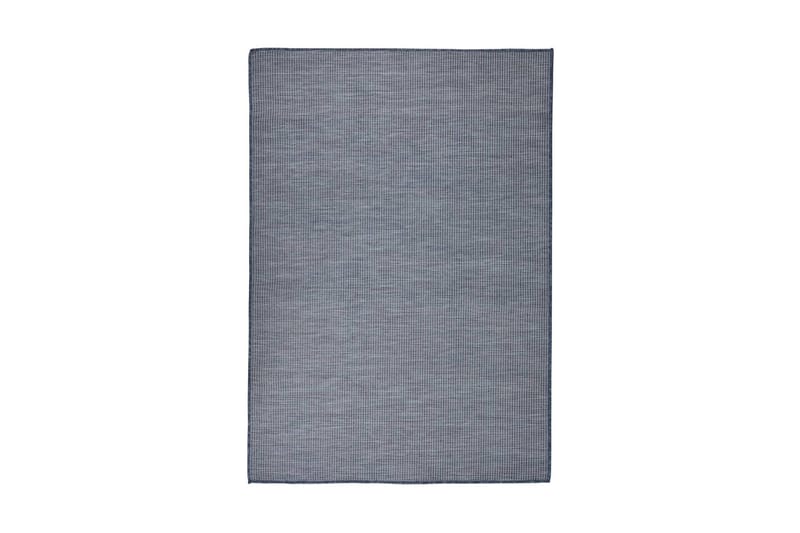 Utomhusmatta plattvävd 140x200 cm blå - Blå - Textil & mattor - Mattor - Utomhusmattor