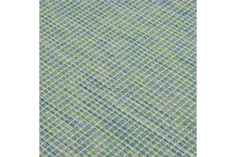Utomhusmatta plattvävd 80x150 cm turkos - Turkos - Textil & mattor - Mattor - Utomhusmattor