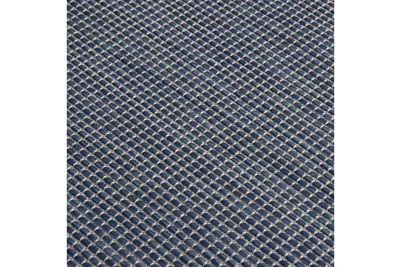 Utomhusmatta plattvävd 160x230 cm blå - Blå - Textil & mattor - Mattor - Utomhusmattor