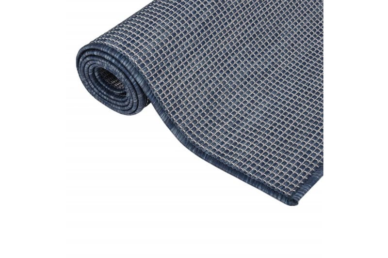 Utomhusmatta plattvävd 160x230 cm blå - Blå - Textil & mattor - Mattor - Utomhusmattor