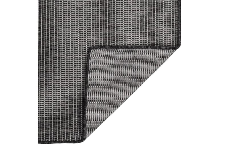 Utomhusmatta plattvävd 140x200 cm grå - Grå - Textil & mattor - Mattor - Utomhusmattor