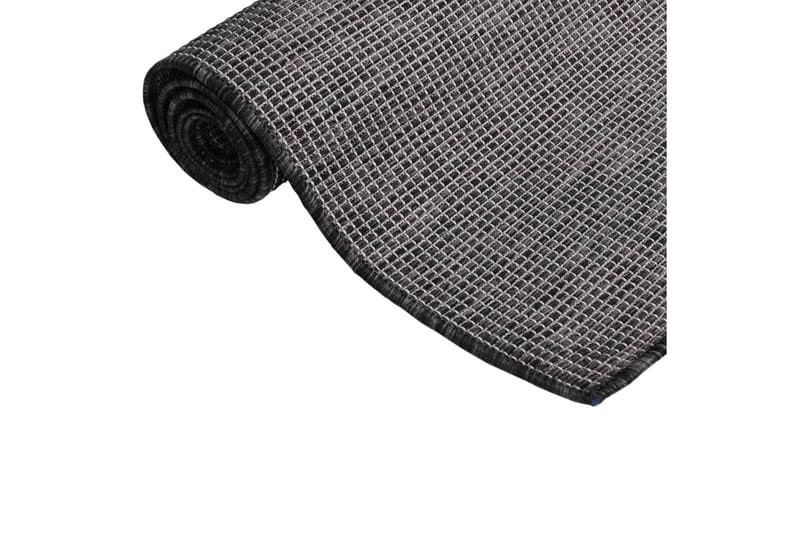 Utomhusmatta plattvävd 140x200 cm grå - Grå - Textil & mattor - Mattor - Utomhusmattor