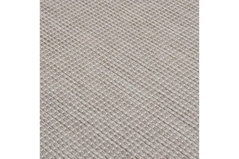 Utomhusmatta plattvävd 120x170 cm taupe - Taupe - Textil & mattor - Mattor - Utomhusmattor