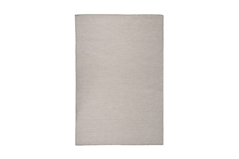 Utomhusmatta plattvävd 120x170 cm taupe - Taupe - Textil & mattor - Mattor - Utomhusmattor