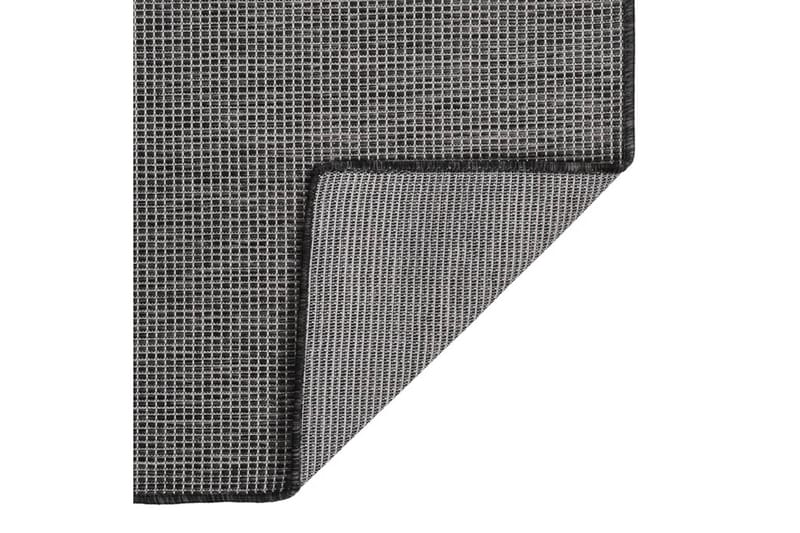 Utomhusmatta plattvävd 80x150 cm grå - Grå - Textil & mattor - Mattor - Utomhusmattor