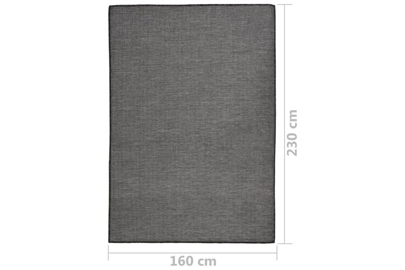 Utomhusmatta plattvävd 160x230 cm grå - Grå - Textil & mattor - Mattor - Utomhusmattor