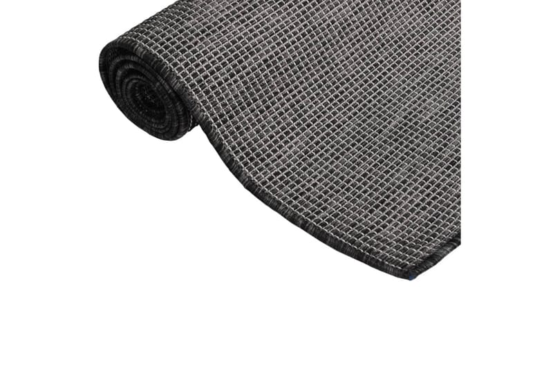 Utomhusmatta plattvävd 120x170 cm grå - Grå - Textil & mattor - Mattor - Utomhusmattor
