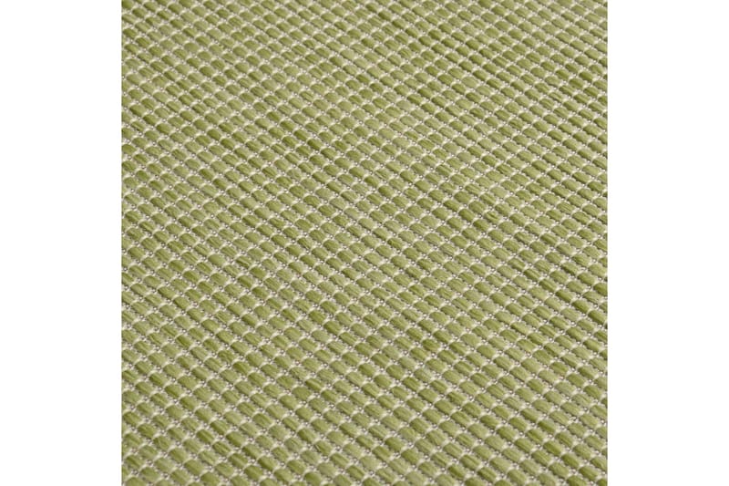 Utomhusmatta plattvävd 120x170 cm grön - Grön - Utomhusmattor