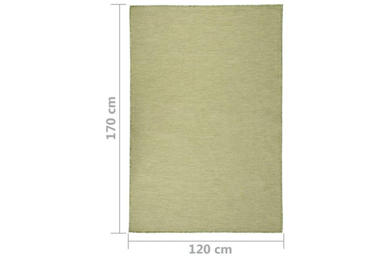 Utomhusmatta plattvävd 120x170 cm grön - Grön - Textil & mattor - Mattor - Utomhusmattor