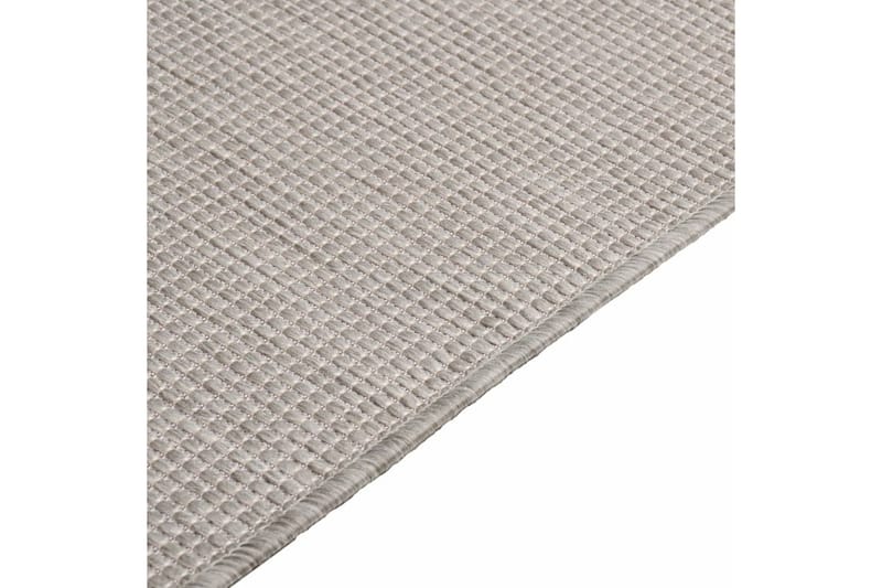 Utomhusmatta plattvävd 160x230 cm taupe - Taupe - Utomhusmattor