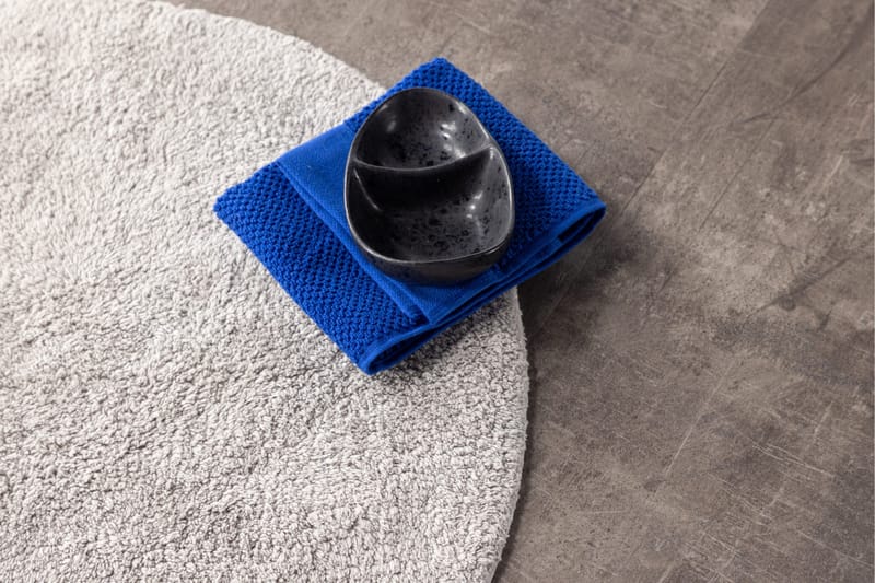 Valle Badrumsmatta 60 cm Rund - Ljusgrå - Textil & mattor - Mattor - Badrumsmatta