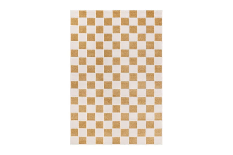 Wiltonmatta Hawaii Chess 160x230 cm, Gul, 160x230 cm, Gul