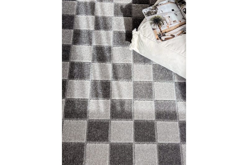 Wiltonmatta Hawaii Chess 200x200 cm, Grafit - 200x200 cm, Grafit - Textil & mattor - Mattor - Stora mattor