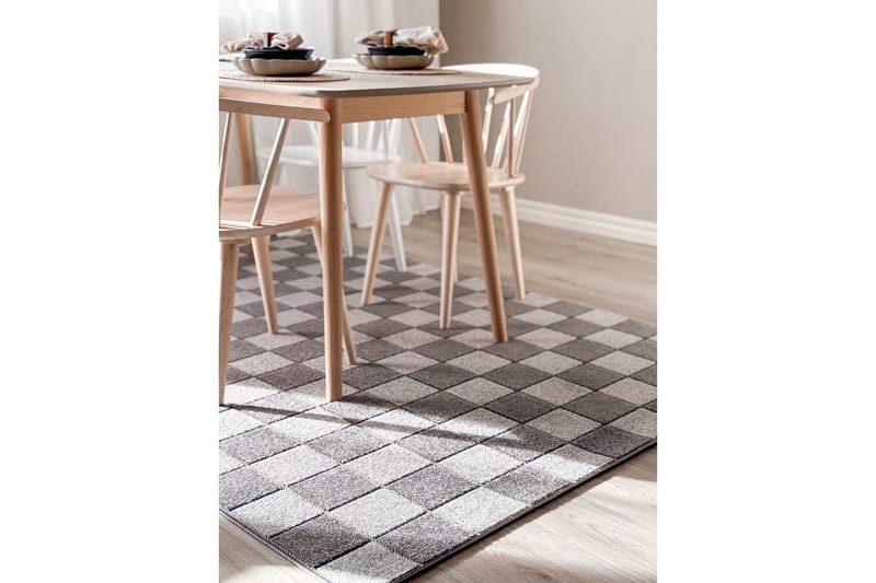 Wiltonmatta Hawaii Chess 200x200 cm, Grafit - 200x200 cm, Grafit - Textil & mattor - Mattor - Stora mattor
