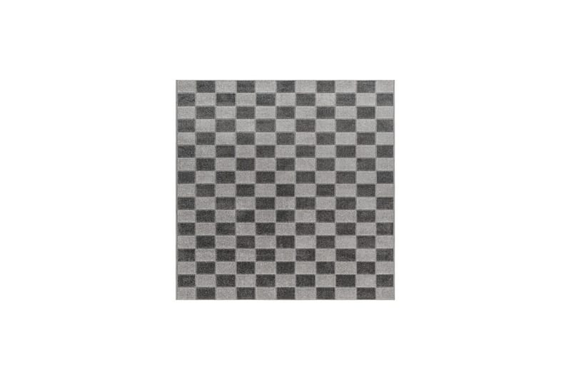 Wiltonmatta Hawaii Chess 200x200 cm, Grafit - 200x200 cm, Grafit - Textil & mattor - Mattor - Utomhusmattor