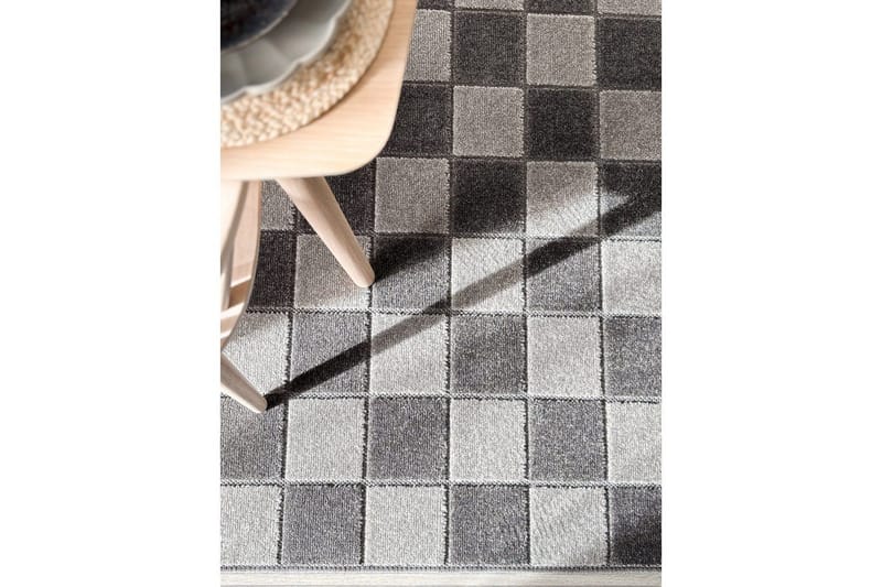 Wiltonmatta Hawaii Chess 200x200 cm, Grafit - 200x200 cm, Grafit - Textil & mattor - Mattor - Stora mattor