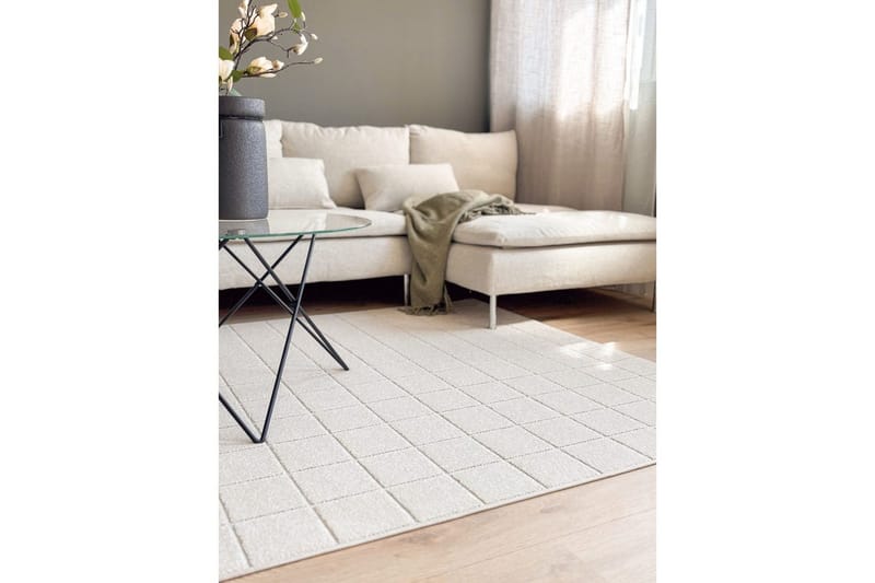 Wiltonmatta Hawaii Chess 240x240 cm, Creme - 240x240 cm, Creme - Textil & mattor - Mattor - Utomhusmattor