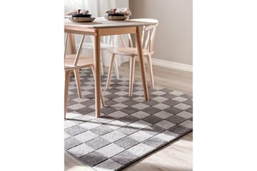 Wiltonmatta Hawaii Chess 240x240 cm, Grafit - 240x240 cm, Grafit - Textil & mattor - Mattor - Stora mattor