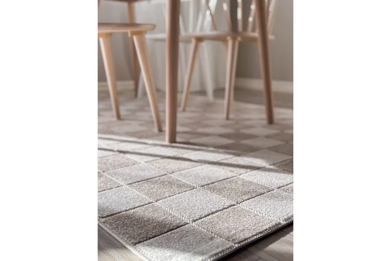 Wiltonmatta Hawaii Chess 240x240 cm, Linne - 240x240 cm, Linne - Textil & mattor - Mattor - Utomhusmattor