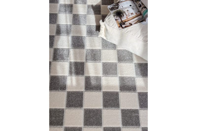 Wiltonmatta Hawaii Chess 240x340 cm, Grå - 240x340 cm, Grå - Textil & mattor - Mattor - Utomhusmattor