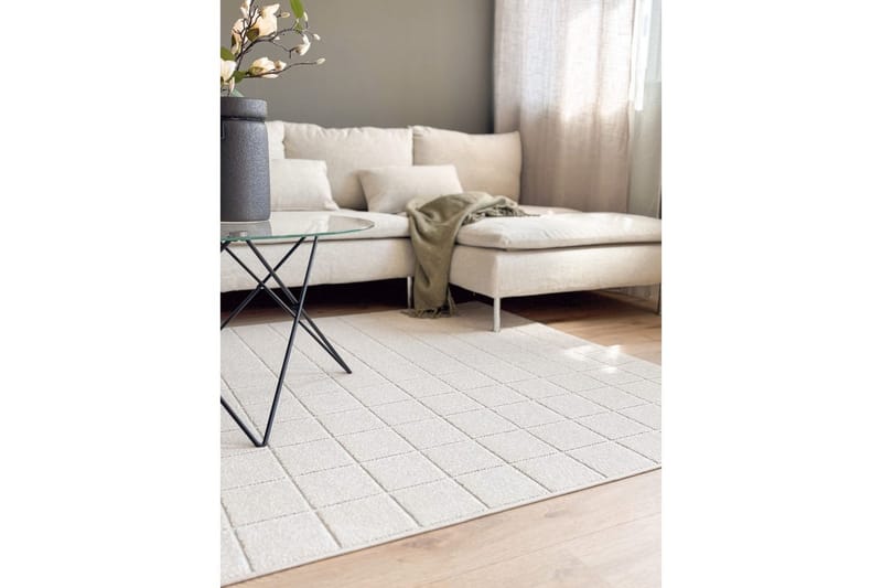 Wiltonmatta Hawaii Chess 280x280 cm, Creme - 280x280 cm, Creme - Textil & mattor - Mattor - Utomhusmattor