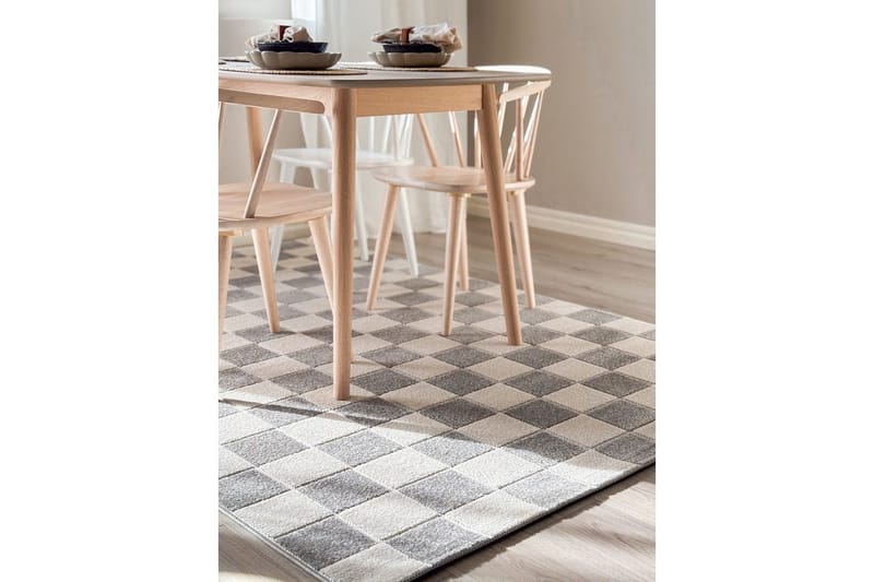 Wiltonmatta Hawaii Chess 280x280 cm, Grå - 280x280 cm, Grå - Textil & mattor - Mattor - Utomhusmattor
