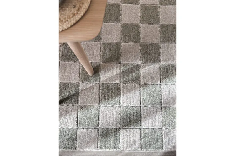 Wiltonmatta Hawaii Chess 280x280 cm, Grön - 280x280 cm, Grön - Textil & mattor - Mattor - Stora mattor