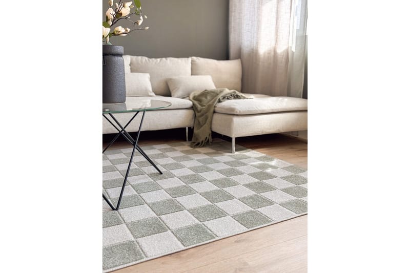 Wiltonmatta Hawaii Chess 280x280 cm, Grön - 280x280 cm, Grön - Textil & mattor - Mattor - Utomhusmattor